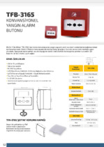 Yangın Alarm Butonları İçin Şeffaf Koruma Kapağı